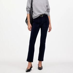 MADEWELL Slim Straight Utility Pant Corduroy Navy Blue Sz 33 NWT $128 {Y29}
